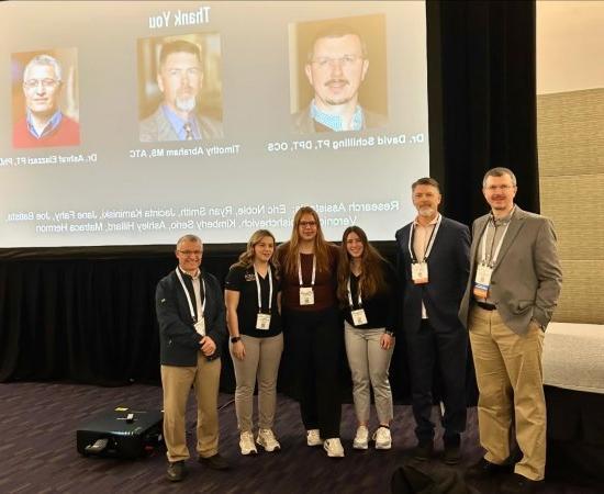 PT Students and faculty present at American Physical Therapy Association Conference 2024.